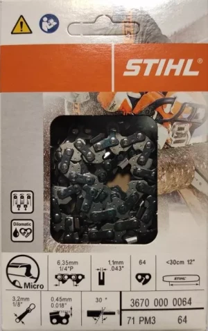 Stihl łańcuch 1/4 picco 1,1mm 64 ogniw prowadzących