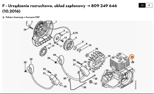 STIHL Mocowanie kabla 4134 448 1200