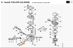 STIHL   Sprężyna 4180 122 3002
