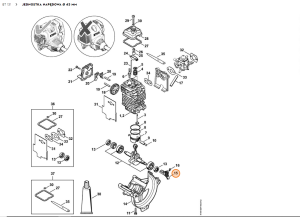 STIHL  Mocowanie kabla 4180 448 1201