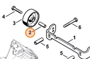 Tulejka koła przecinarek STIHL TS 400 TS 420 TS 500i TS 700 TS 760 TS 800