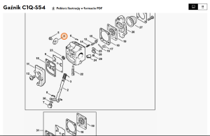 STIHL  Przysłona głównej przepustnicy 4228 121 3301