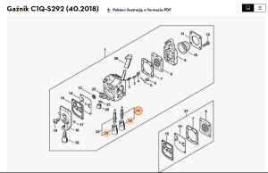 STIHL   Główna śruba regulacyjna 4237 120 6700