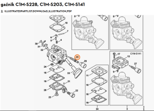 STIHL   Główna śruba regulacyjna 4241 122 6702