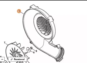 STIHL   Obudowa dmuchawy - zewnątrz 4241 701 0705