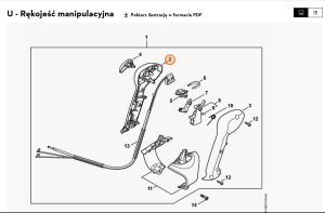 STIHL   Połówka okładziny rękojeści - strona wewnętrzna 4241 791 0804