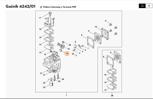 STIHL  Tuleja dystansowa 4242 122 5000
