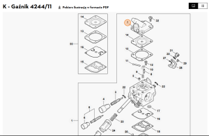 STIHL   Pokrywa zamykająca 4244 121 0803