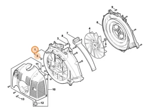 Obudowa dmuchawy, opryskiwacza STIHL SR 450