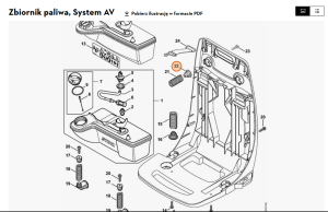 STIHL   Zatyczka antywibracyjna 4244 792 2901