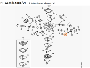 STIHL   Tuleja dystansowa 4282 122 5000