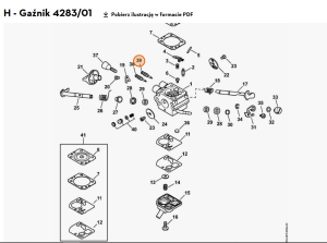 STIHL   Główna śruba regulacyjna 4282 122 6707