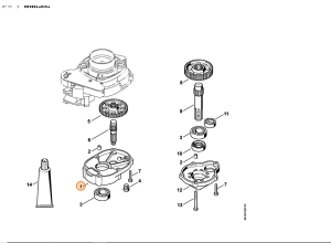 STIHL  Obudowa przekładni 4313 641 0301