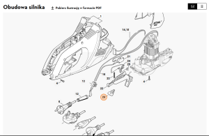 STIHL  Dźwignia blokady 4812 435 7300