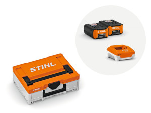 Stihl Power Box 1 zestaw akumulator 2 x AP 200 S i ładowarka AL 301 System AP
