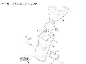 Stihl  Osłona przed wyrzucanym materiałem 6007 706 8400