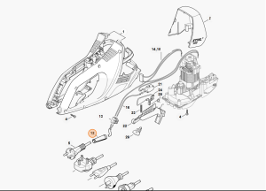 STIHL   Osłona przewodu 6010 431 2400