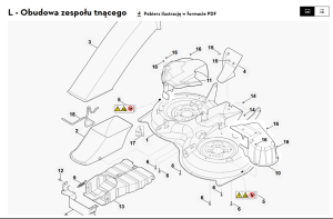 STIHL   Zespół tnący kompl. 6160 760 0912