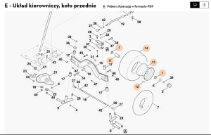 STIHL   Koło kompl. 15" 6170 700 0415