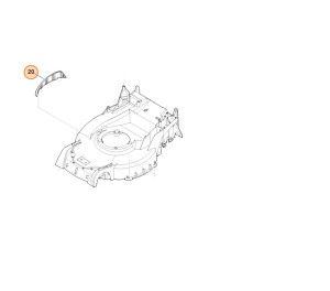 Stihl  Listwa ochronna prawa 6374 706 7305