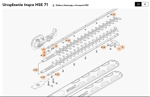 STIHL  Zestaw zespołu tnącego 6460 007 1006