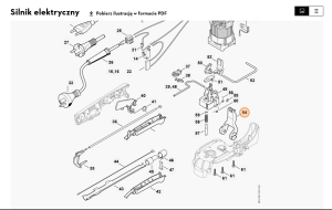 STIHL  Dźwignia włączająca 6460 435 2401