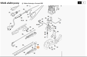 STIHL   Dźwignia 6460 435 7000