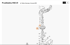 STIHL   Czołowe koło zębate 6460 640 7607
