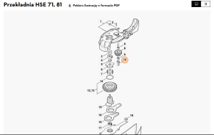 STIHL   Tulejka z kołnierzem 6460 643 3400