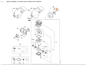 STIHL   Śruba cylindryczna IS-M6x70x20-10.9 9022 341 1462