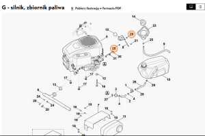 STIHL   Śruba ścinana M5x8 9039 488 0950