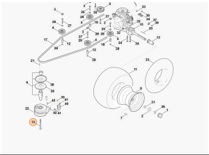 STIHL   Śruba z łbem walcowym 7/16"x4,5" 9045 348 9050