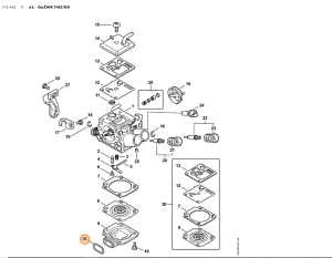 STIHL   Okrągły pierścień uszczelniający 12x1,5 9645 945 1171