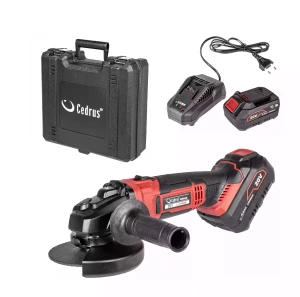 Cedrus Power+ AG125Li-SET szlifierka kątowa  z baterią i ładowarką w walizce