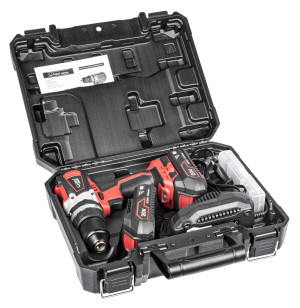 Cedrus  Wiertarko–wkrętarka udarowa Cedrus Power+ HD58Li-SET z baterią i ładowarką w walizce