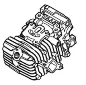 Cylinder z tłokiem Ø 37 mm pilarki STIHL MS 193 T