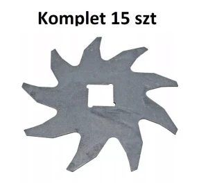 John Deere Sabo komplet noży do wertykulatora D38R