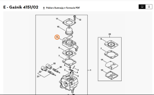 STIHL Płyta podstawy pompy paliwa Z010 056 A000