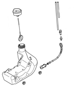 STIHL Zbiornik paliwa 4151 350 0405