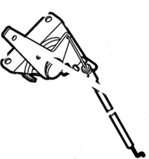 STIHL   Cięgno gazu 6140 180 1101