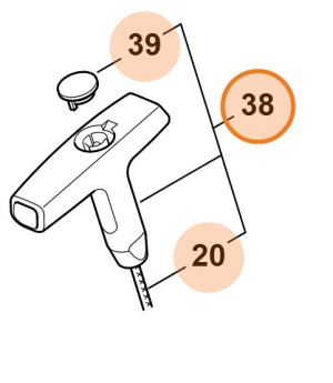 STIHL  Uchwyt ElastoStart Ø 3 mm 0000 190 3421