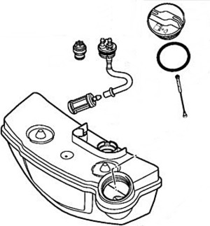 STIHL   Zbiornik paliwa 4241 350 0400