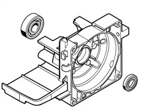 STIHL Połówka skrzyni korbowej 4134 020 2905