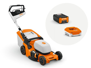 Stihl RMA 453 PV kosiarka akumulatorowa zestaw akumulator 2 x AP 300 S i AL 301