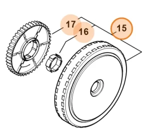 STIHL Koło zamiatarek KG 770, KGA 770