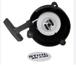 STIHL rozrusznik kompletny SR 430 SR 450, Pokrywa z urządzeniem rozruchowym 4244 190 0304