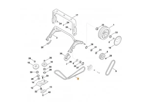 Stihl Viking długi pasek napędu noży LB 540 LE 540 RL 540 RLE 540