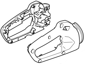 STIHL  Korpus rękojeści HA07 790 1000