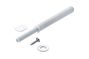 BLUM 956A1004 TIP-ON do drzwi, wersja długa z magnesem, jedwabiście biały w opakowaniu 1/50