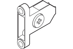 BLUM ZSF.35A2 mocowanie frontu do TANDEMBOX, symetryczne, wersja na wkręt w opakowaniu 500/0